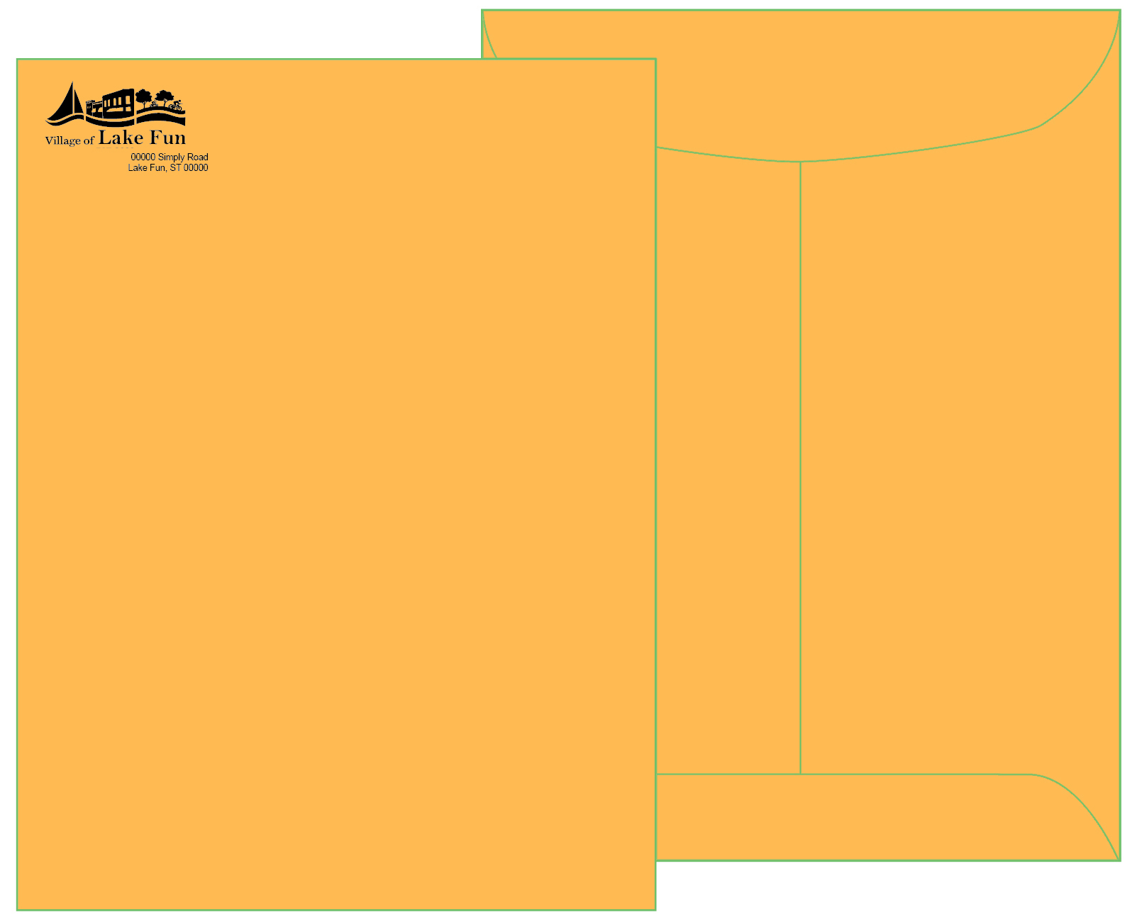 Printing Systems · 9 x 12 Brown Kraft Catalog Envelope
